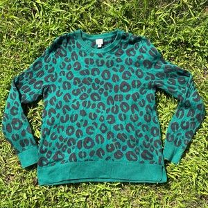 Cheetah Print Sweater